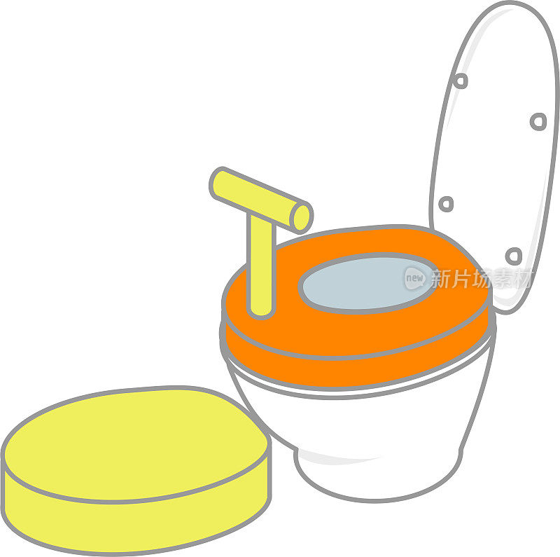 厕所和便盆/辅助马桶座圈